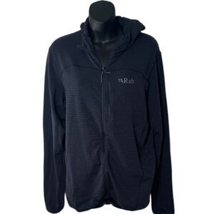 Rab women’s medium ascendor light hoodie black outdoor gorpcore performance